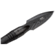 Elk Ridge Spire Fine Edge Fixed Blade Knife, 4.25in, Stainless Steel 3CR14MoV, Spear Point, Black Handle, ER-SP002BK