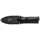Elk Ridge Spire Fine Edge Fixed Blade Knife, 4.25in, Stainless Steel 3CR14MoV, Spear Point, Black Handle, ER-SP002BK