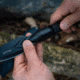 Elk Ridge Spire Fine Edge Fixed Blade Knife, 4.25in, Stainless Steel 3CR14MoV, Spear Point, Black Handle, ER-SP002BK