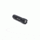 Alpha 1-Cell LED Flashlight,Black,415 Lumens w/Crenellated Bezel Ring,Flood Lens,Rotary Tailcap