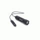 Alpha 1-Cell LED Flashlight,Black,415 Lumens w/Crenellated Bezel Ring,Standard Lens,Remote Tape Switch w/12in Cable