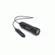 Alpha 1-Cell LED Flashlight,Black,415 Lumens w/Standard Bezel Ring,Flood Lens,Remote Tape Switch w/12in Cable