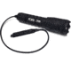 Elzetta Bravo 2-Cell Flashlight w/Crenellated Bezel Ring, CR123, White, 600 Lumens, HC Head, Remote Tape Switch w/12in Cable, Black, B556