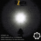 Elzetta Bravo 2-Cell Flashlight w/Crenellated Bezel Ring, CR123, White, 600 Lumens, HC Head, Rotary Tailcap, Black, B551