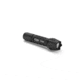 Bravo 2-Cell LED Flashlight,Black,235 Lumens w/Crenallated Bezel,M60F,Strobe Switch