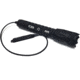 Elzetta Charlie 3-Cell Flashlight w/Crenellated Bezel Ring, CR123, White, 900 Lumens, HC Head, Remote Tape Switch w/12in Cable, Black, C556