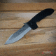 Emerson Mini CQC-8 Horseman Folding Knife w/ Serrated Blade, Stonewashed Finish, 3.54 in Blade, MC8-SFS