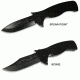 Emerson Sheepdog Bowie Folding Knife, Black Finish, 3.5 in Blade SHPDG-BW-BT