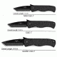 Emerson Super CQC-7BW Series Folding Knife, Black Finish, 3.78 in Blade SC7BW-BT
