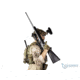 EMG Barrett Fieldcraft Airsoft Precision Bolt-Action Sniper Rifle with Featherweight Zero Trigger, Blackout, BF-B