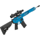 EMG F-1 Firearms BDR-15 3G AR15 Full Metal Airsoft AEG Training Rifle, 400 FPS, Blue, Large, BDR-BLS 400FPS