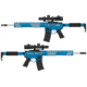 EMG F-1 Firearms BDR-15 3G AR15 Full Metal Airsoft AEG Training Rifle, 400 FPS, Blue/Tron, Large, BDR-BLS-T 400FPS