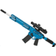 EMG F-1 Firearms BDR-15 3G AR15 Full Metal Airsoft AEG Training Rifle, 400 FPS, Blue/Tron, Large, BDR-BLS-T 400FPS