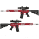 EMG F-1 Firearms BDR-15 3G AR15 Full Metal Airsoft AEG Training Rifle, 400 FPS, Red, Large, BDR-RR 400FPS