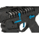 EMG F-1 Firearms BDR-15 3G AR15 Full Metal Airsoft AEG Training Rifle, Black/Blue, Large, BDR-BBL 400FPS