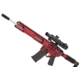 EMG F-1 Firearms BDR-15 3G AR15 Full Metal Airsoft AEG Training Rifle, Red/Tron, Large, BDR-RR-T 400 FPS