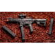 EMG Helios Sharps Bros Licensed Jack9 Polymer Receiver Advanced EFCS Caliber Carbine Airsoft AEG Pistol, M-LOK, PDW, Black, Large, J9-S-BK-S