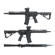 EMG NOVESKE Gen 4 w/ eSilverEdge SDU2.0 Gearbox Airsoft AEG Training Rifle, Shorty, 350 FPS, Black, NSBR-10B 350 FPS