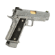 EMG Salient Arms International 2011 DS Airsoft Training Weapon, 4.3 w/Green Gas Mag, 30 Round, Silver, SA-DS0201 4.3 GG