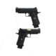 EMG Salient Arms International 2011 DS Airsoft Training Weapon, 4.3 w/CO2 Mag, 30 Round, Black, SA-DS0220