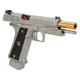 EMG Salient Arms International 2011 DS Airsoft Training Weapon, 5.1 w/Green Gas Mag, 30 Round, Silver, SA-DS0101