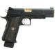 EMG Salient Arms International 2011 DS Full Auto Select Fire GBB Pistol, 5.1 Green Gas, Black, Medium, SA-DS0130