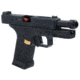 EMG Salient Arms International Blu Compact Airsoft Training Weapon, w/Green Gas Mag, Black, Medium, SA-BL0200