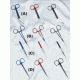 EMI Colormed Kelly Forceps Red - 705