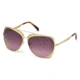 Emilio Pucci EP0004 Sunglasses - Shiny Rose Gold Frame Color, Gradient Bordeaux Lens Color