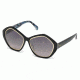 Emilio Pucci EP0019 Sunglasses - Black Frame Color, Gradient Smoke Lens Color