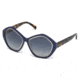 Emilio Pucci EP0019 Sunglasses - Shiny Blue Frame Color, Gradient Blue Lens Color