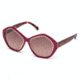 Emilio Pucci EP0019 Sunglasses - Shiny Fuxia Frame Color, Gradient Bordeaux Lens Color