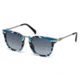 Emilio Pucci EP0026 Sunglasses - Shiny Black Frame Color, Gradient Blue Lens Color