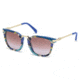 Emilio Pucci EP0026 Sunglasses - Turquoise Frame Color, Gradient Lens Color