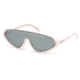 Emilio Pucci EP0043 Sunglasses - Shiny Pink Frame Color, Smoke Mirror Lens Color