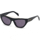 Emilio Pucci EP0111 Sunglasses - Shiny Black Frame Color, Smoke Lens Color