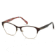 Emilio Pucci EP5029 Eyeglass Frames - Shiny Dark Brown Frame Color
