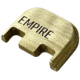 Empire Backplate for Glock 9mm, .40Cal, .357Sig, Brass, EMP-GlockSTAN-21612-BRASS