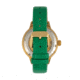 Empress Alice Automatic MOP Skeleton Dial Leather-Band Watch, Green, One Size, EMPEM3203
