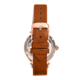 Empress Alouette Automatic Semi-Skeleton Leather-Band Watch, Light Brown - Womens, EMPEM3405