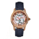 Empress Augusta Automatic Mosaic Mother-of-Pearl Leather-Band Watch, Rose Gold/Grey, One Size, EMPEM3504