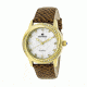 Empress Ayala Automatic Mother-Of-Pearl Leather-Band Watch, Gold/White, Standard EMPEM1005