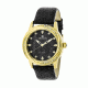 Empress Ayala Automatic Mother-Of-Pearl Leather-Band Watch, Gold/Black, Standard EMPEM1006