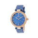 Empress Louise Mother-Of-Pearl Leather-Band Watch, Blue, EMPEM2305