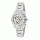 Empress Godiva Automatic Mother-Of-Pearl Skeleton Dial Bracelet Watch, Silver/White, Standard EMPEM1101