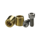 Energie Brass Top Posts w/ 6mm Screw - Pair, Brass TPB6M