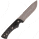 Entrek Beaver Fixed Blade Knife, 4.5in, Drop Point, Black, Canvas Micarta Handle EN37