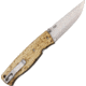 Enzo Birk 75 D2 Sc Curly Birch Folding Knife BRI2502