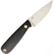 Enzo Necker 70 Black Micarta Fixed Blade Knife, 2.75in, Standard Edge, Satin, Black, Micarta Handle BRI9803