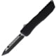 EOS Auto With 2 Tone Tanto 3.75 in Automatic Folding Knife, AUTOBLACKWITH2TONETANTO